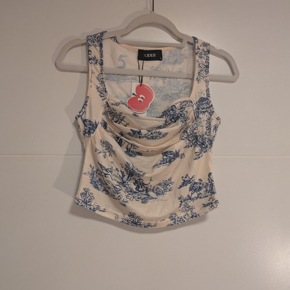 NWT Cider Cream Crop Top